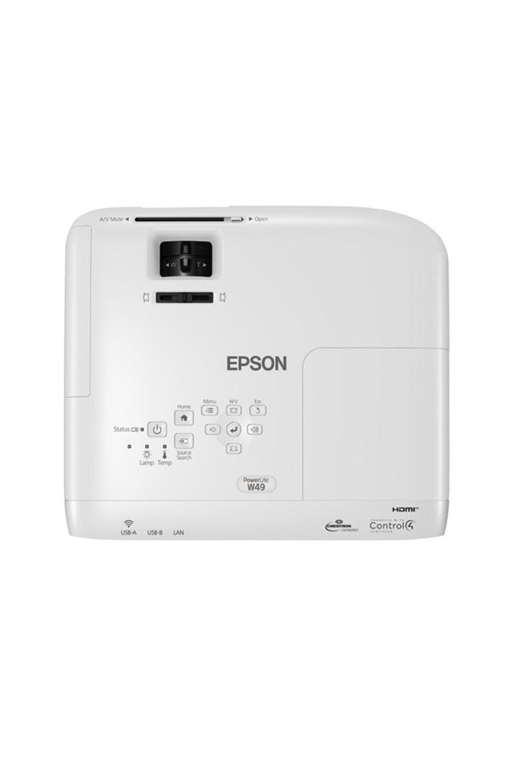 EPSON Proyector Portátil PowerLite W49 3LCD WXGA con HDMI-1