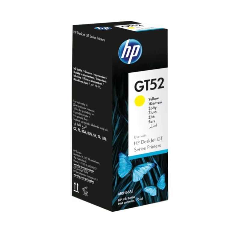 HP Tinta GT52, Yellow, M0H56AL Original-0