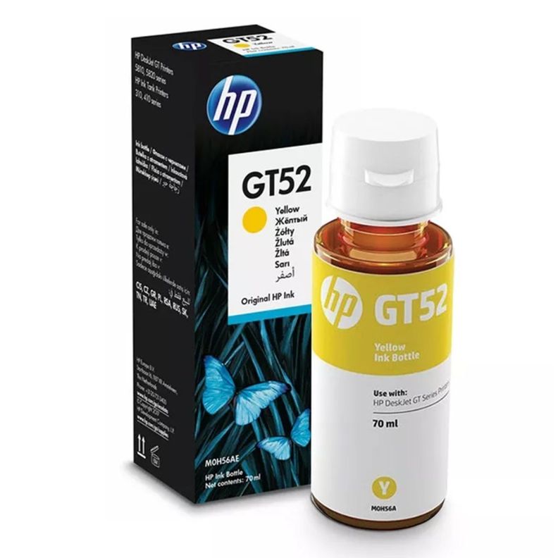 HP Tinta GT52, Yellow, M0H56AL Original-1