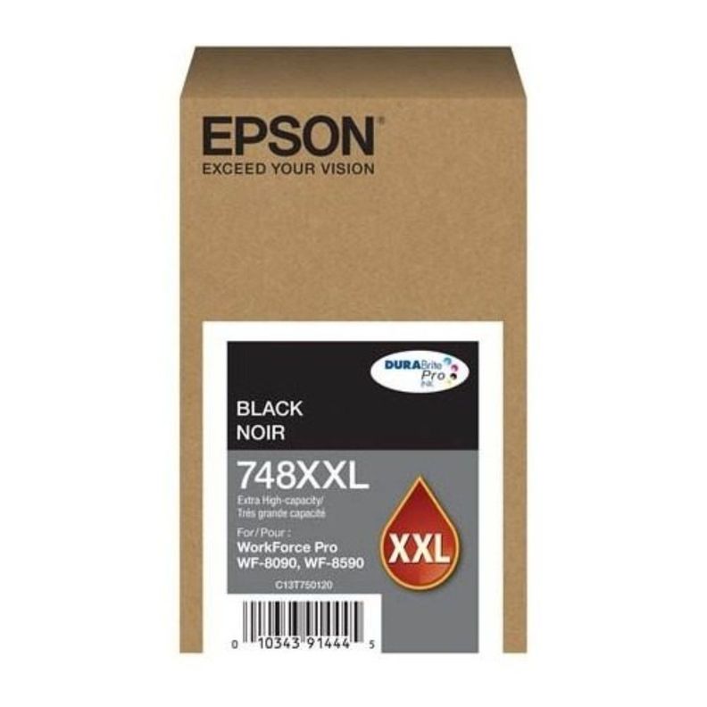 Epson Tinta 748XXL, Negro, T748XXL120-AL-0