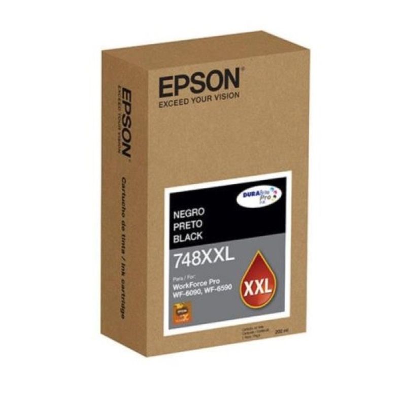 Epson Tinta 748XXL, Negro, T748XXL120-AL-1