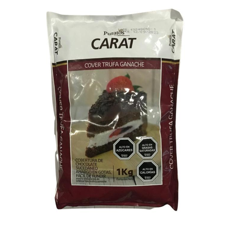 Cobertura Chocolate Carat Cover Trufa Ganache Puratos 1 Kg-0