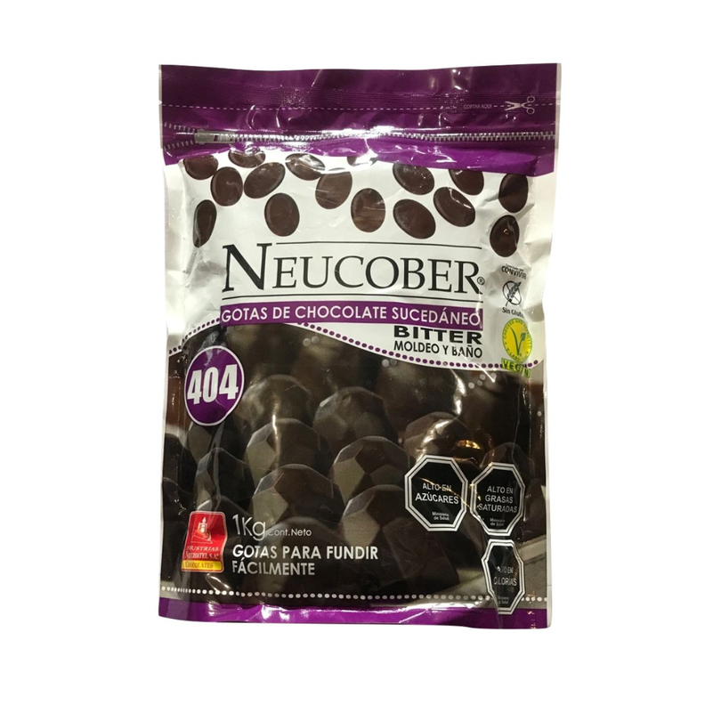 Cobertura Chocolate 404 Amargo Neucober 1 Kg-0