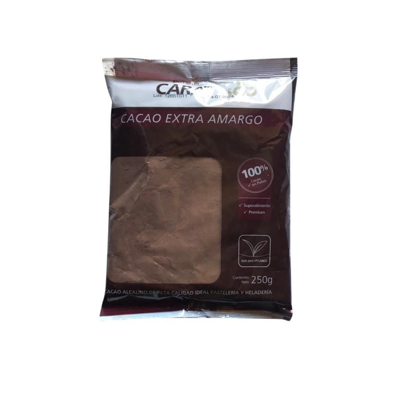 Cacao En Polvo Extra Amargo Puratos 250 Grs-0
