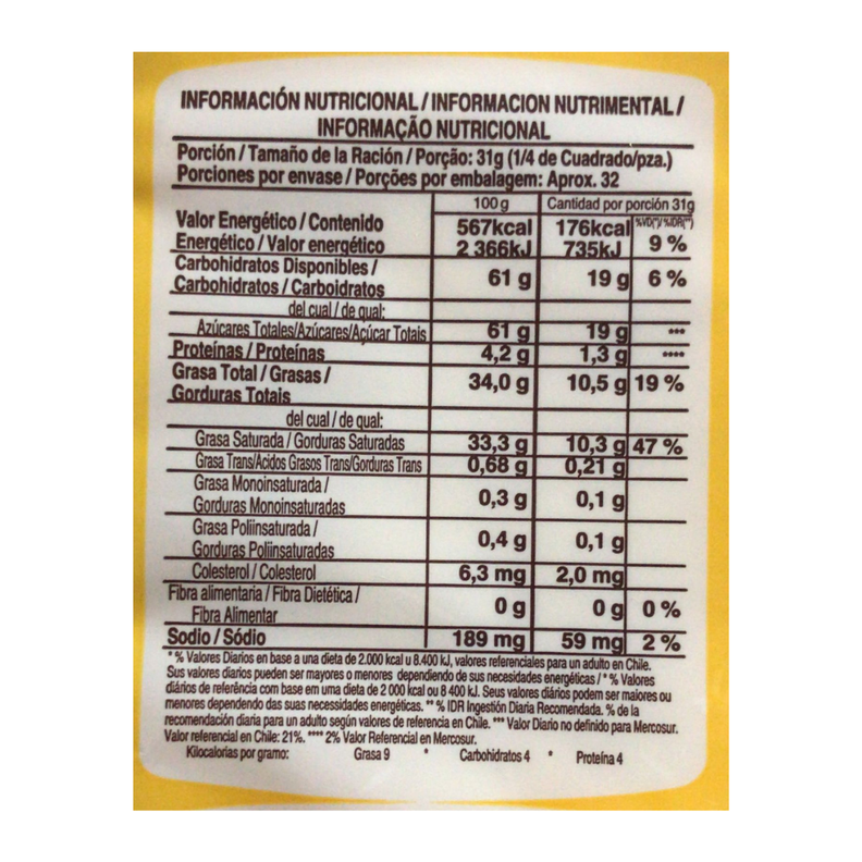 Cobertura Chocolate Blanco Barra Costa 1 Kg-2