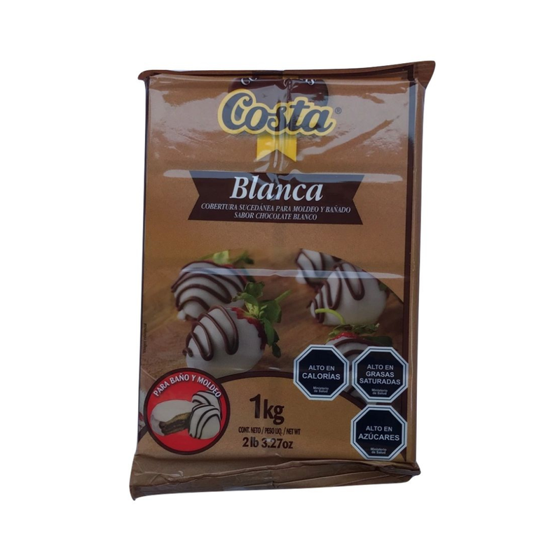 Cobertura Chocolate Blanco Barra Costa 1 Kg-0