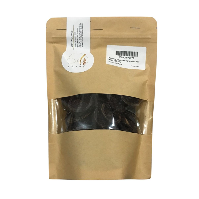 Chocolate Bitter 72% Cacao Neucober 200 grs-0