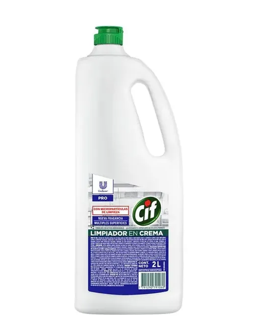 Limpiador Cif En Crema 2 Litros Con Micro Partículas tamaño grande