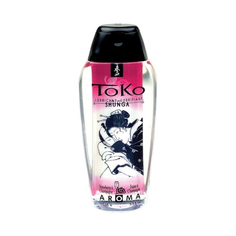 Lubricante Toko Aroma Frutilla & Champaña 165 ml-0