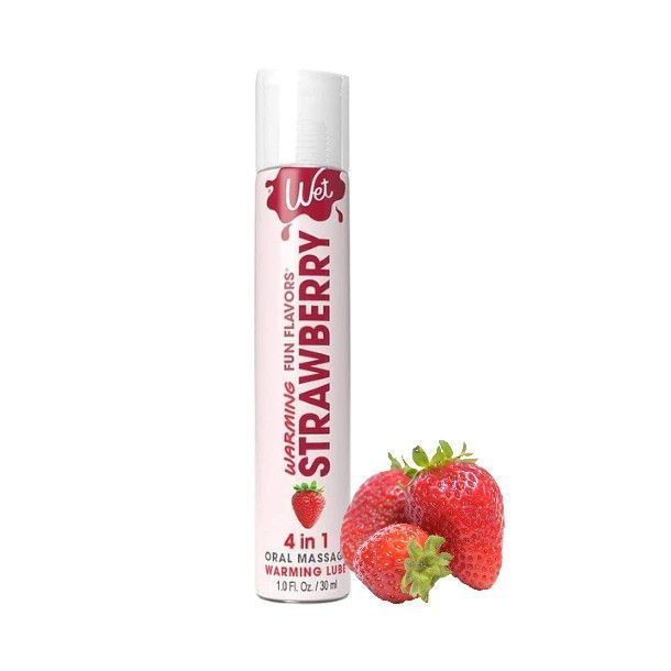 Lubricante Comestible 4 en 1 Strawberry 30 ml-0