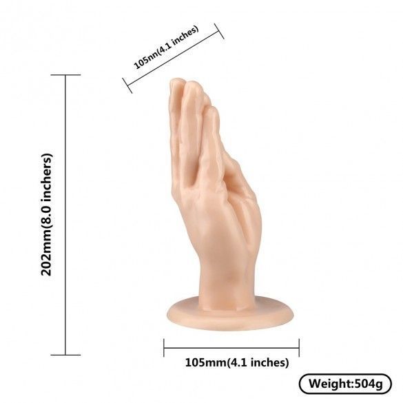 Dildo Realístico Mano Fisting-3