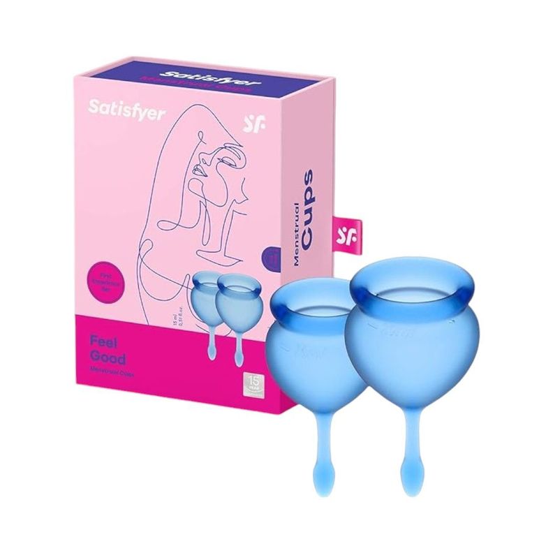 Satisfyer Set de 2 Copitas Menstruales Feel Good-0