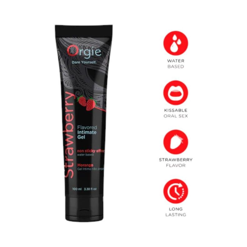 Lubricante Intimo Orgie Frutilla 100 ml-2