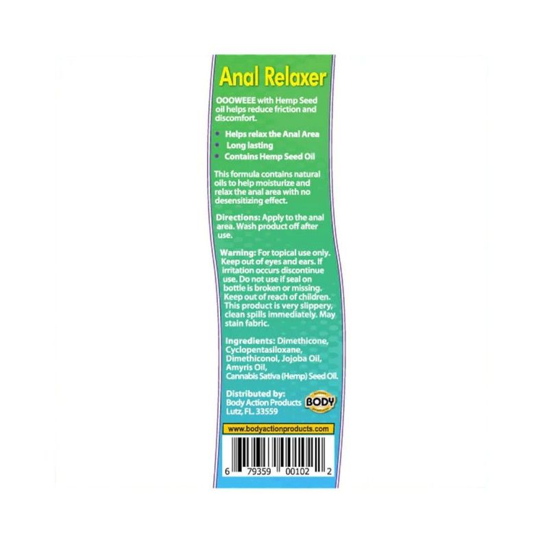 Lubricante Anal Efecto Relajante Oooweee 50 ml-1