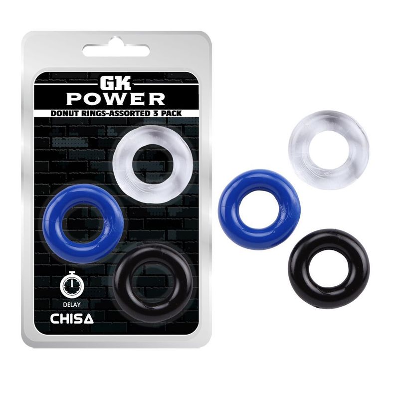 Set de 3 Anillos Para Pene Donuts-1