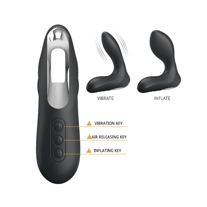 Vibrador Anal Recargable & Inflable Leonard Pretty Love-2