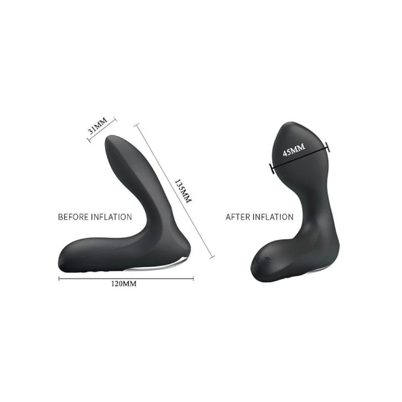 Vibrador Anal Recargable & Inflable Leonard Pretty Love-3