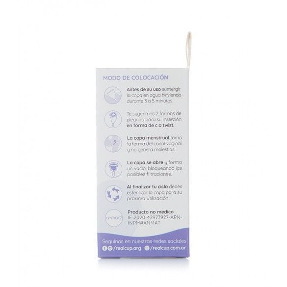Copitas Menstruales Real Cup Set 2 Un-4