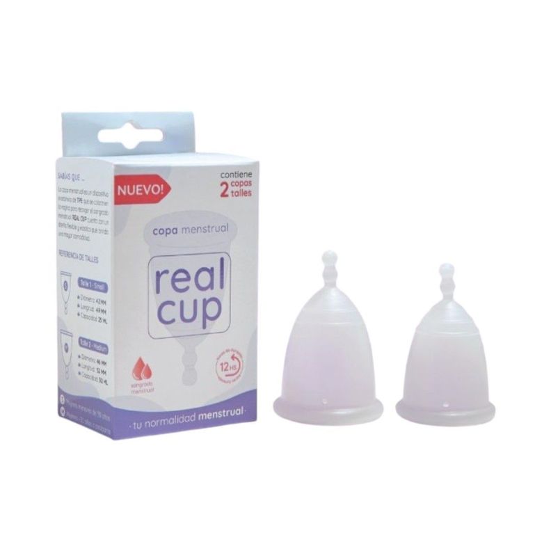 Copitas Menstruales Real Cup Set 2 Un-0