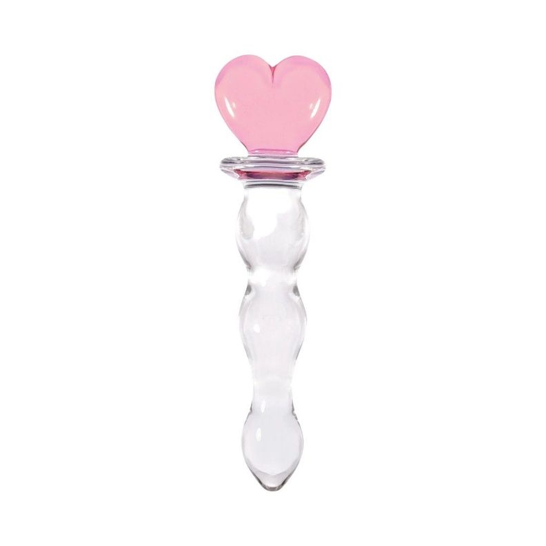 Consolador Crystal Corazón de Vidrio-0
