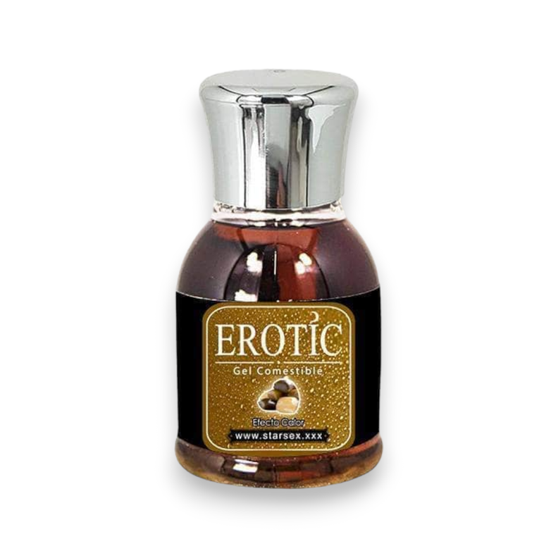 Gel Comestible Erotic Caramelo 30 ml para Masajes y Sexo Oral-1