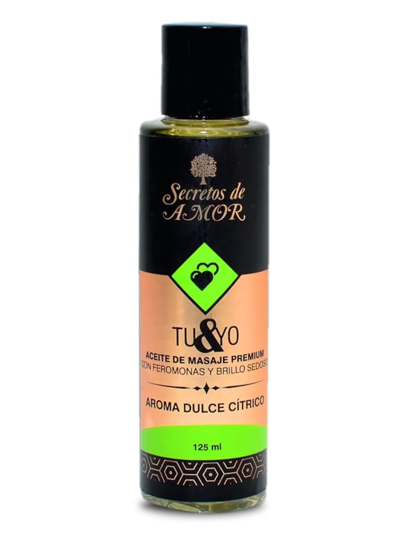 Aceite para Masaje Tu & Yo Dulce Cítrico 125 ml-0