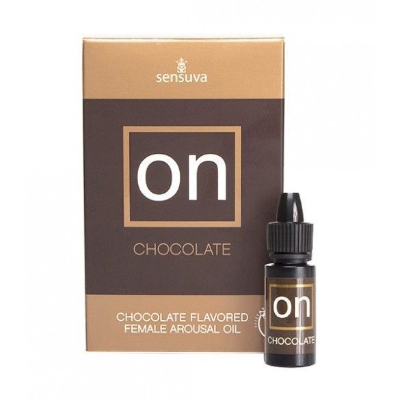  Aceite Excitante de Chocolate On para Ella 5 ml-0