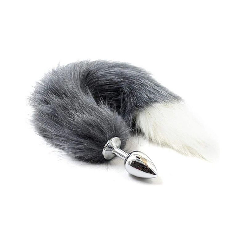 Plug Anal Cola de Zorro - Acero Inoxidable - Talla S-0