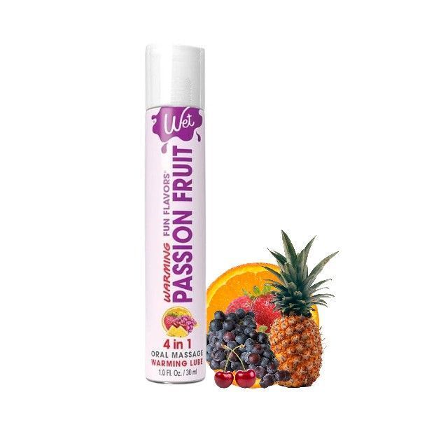 Lubricante Comestible 4 en 1 Passion Fruit 30 ml-0
