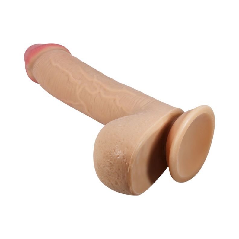 Consolador Realístico de Piel Deslizante-3
