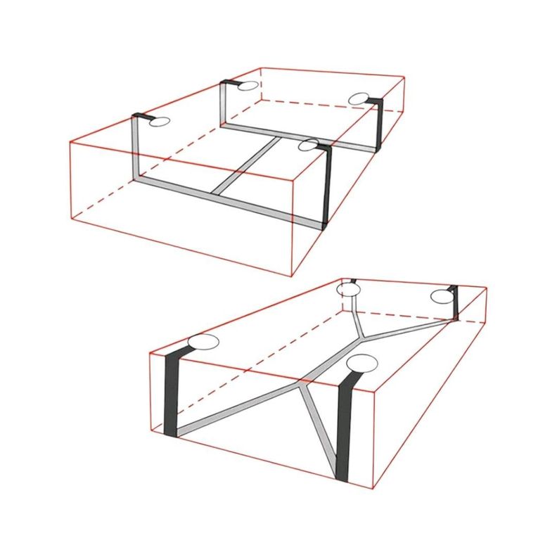  Inmovilizador de Brazos y Piernas para Cama - Negro-5