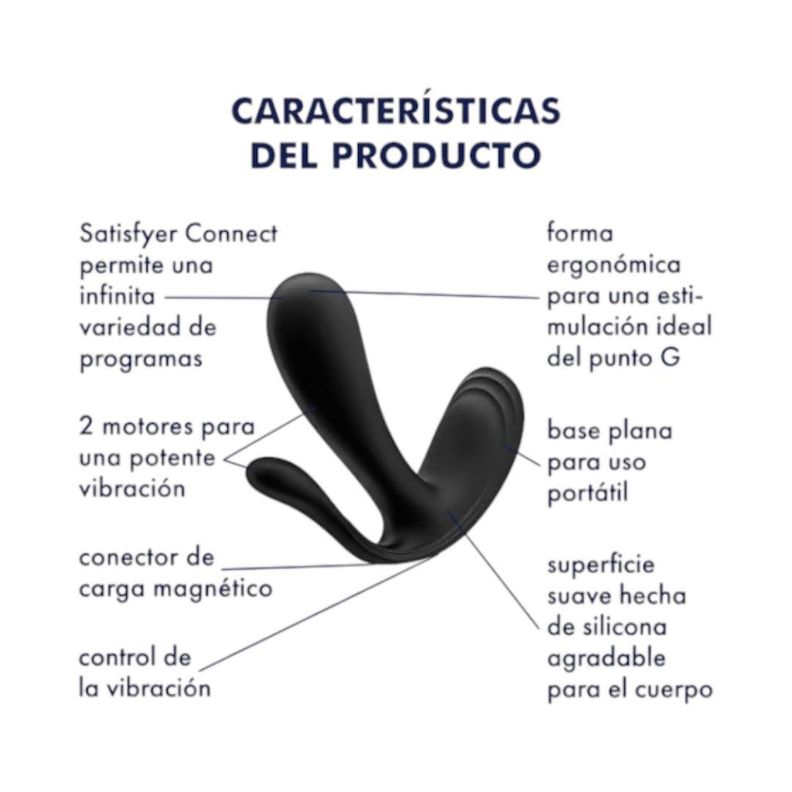 Satisfyer Top Secret+ con App Vibrador Doble Estimulación-6