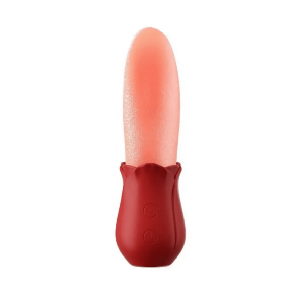 Rosa Vibradora con Lengua LickMe Recargable USB-1