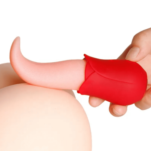 Rosa Vibradora con Lengua LickMe Recargable USB-3