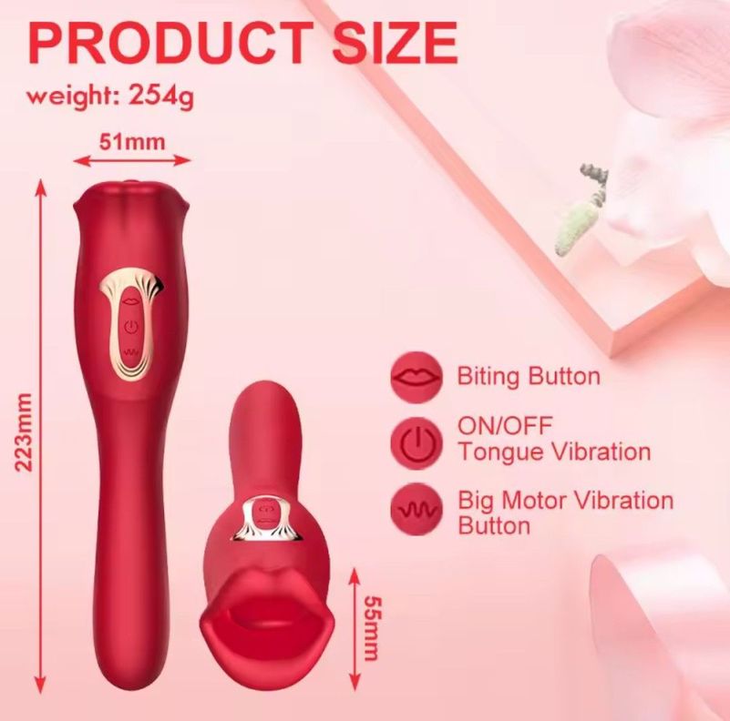 Vibrador con Boca Estimuladora Honey Mouth II-3