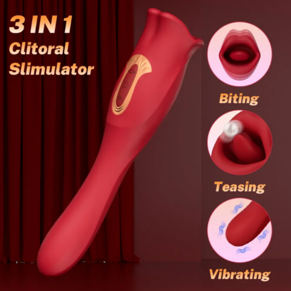 Vibrador con Boca Estimuladora Honey Mouth II-4