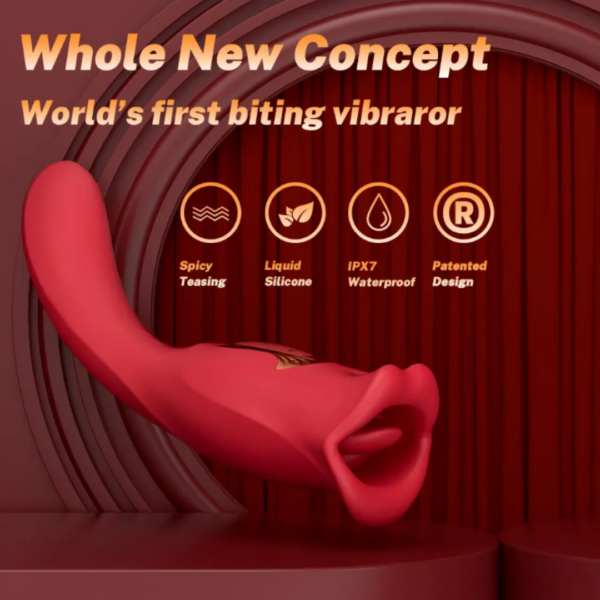 Vibrador con Boca Estimuladora Honey Mouth II-5