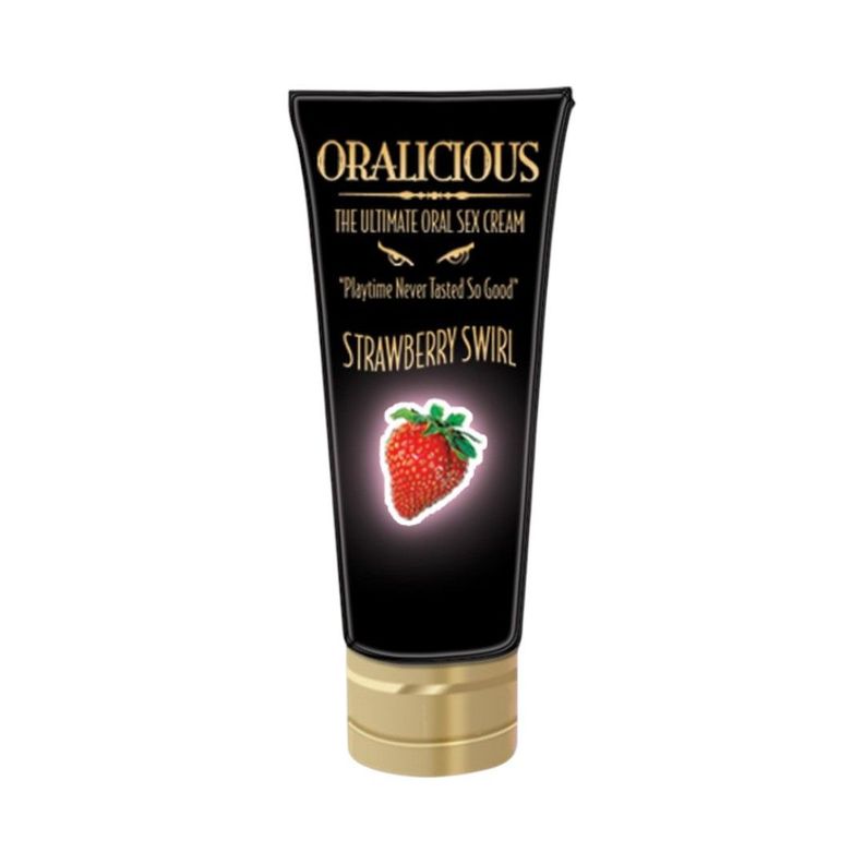 Gel Femenino para Sexo Oral Oralicious Frutilla 58 ml-0