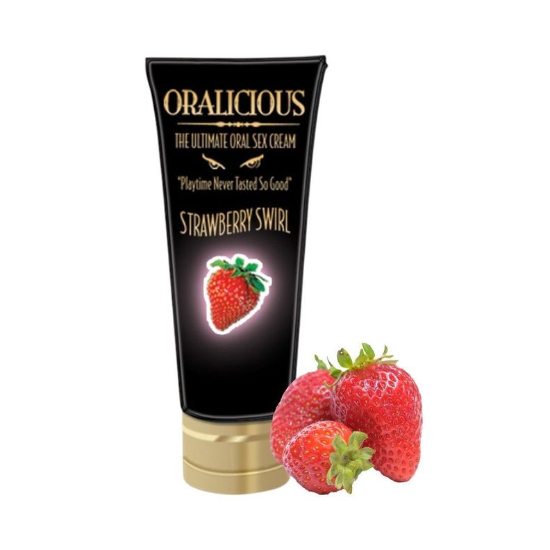 Gel Femenino para Sexo Oral Oralicious Frutilla 58 ml-1