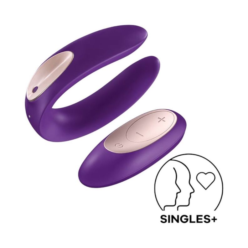  Satisfyer Vibrador de Parejas Double Plus Remote-1