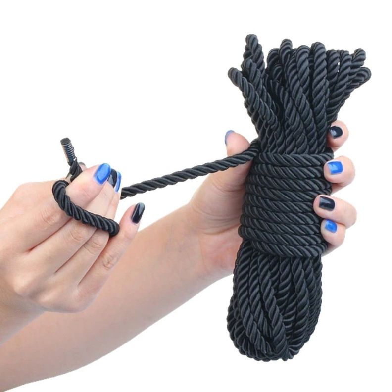 Cuerda Negra BDSM 10 mts-2