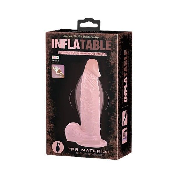 Dildo Inflable con Sopapo-5