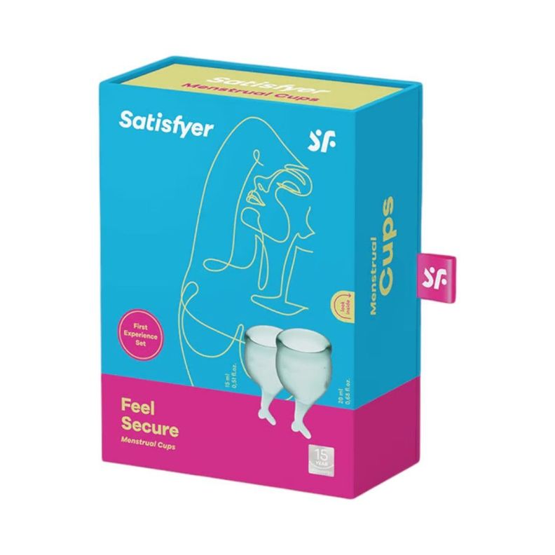 Satisfyer Set de 2 Copitas Menstruales Feel Secure Verde-6