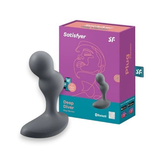 Satisfyer Deep Diver Plug Anal Vibrador con App-0
