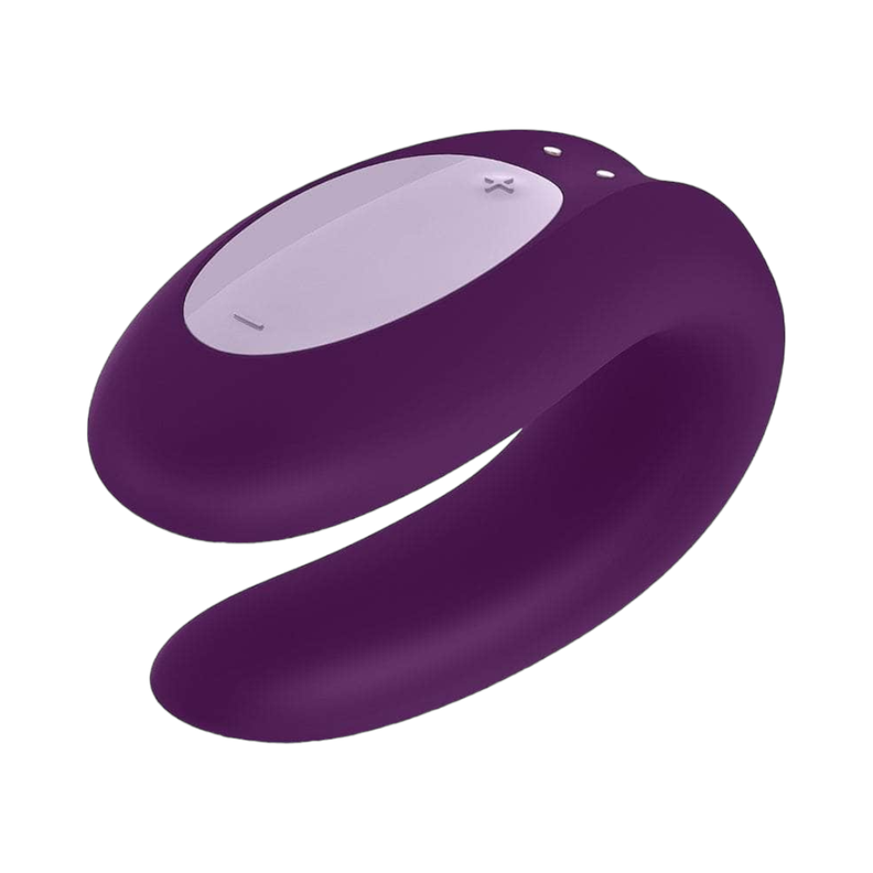 Satisfyer Vibrador de Parejas Double Joy Violeta-1