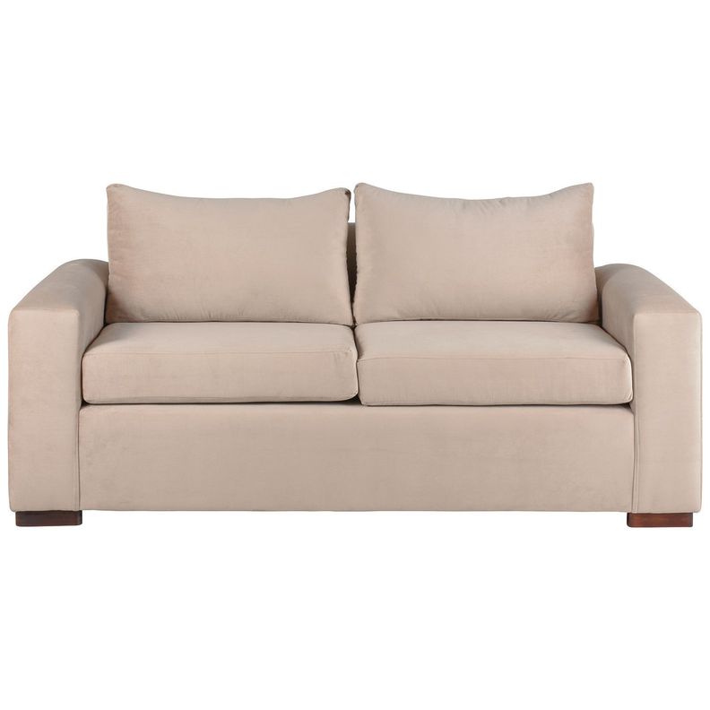 Sofa Edom 3 Cuerpos - Tela Felpa