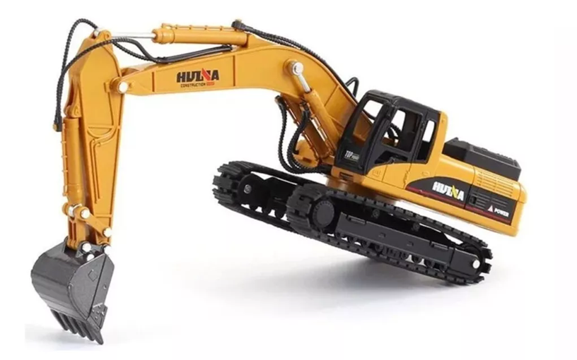 Excavadora Huina 1710 Vehiculo de Construccion 1:50 Diecast Excavator-1