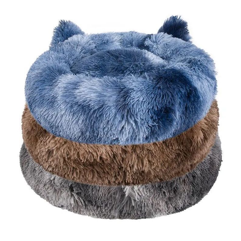 Cama Para Mascota Luri Pets - Luxury Bed Extra Suave Gris-0
