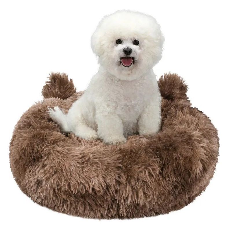 Cama Para Mascota Luri Pets - Luxury Bed Extra Suave Gris-1