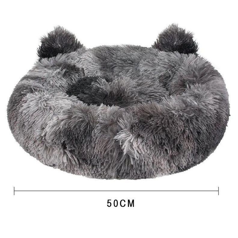 Cama Para Mascota Luri Pets - Luxury Bed Extra Suave Gris-2